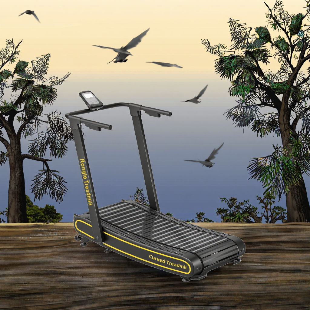 Premium Foldable Manual Treadmill with LED Screen